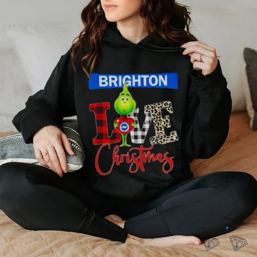 BRIGHTON AND HOVE ALBION GRINCH LOVE CHRISTMAS SHIRT