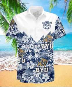 BYU Cougars 3D Hawaiian Shirt Tropical Seamless NCAA Men And Women Gift For Fans hawaiian shirt