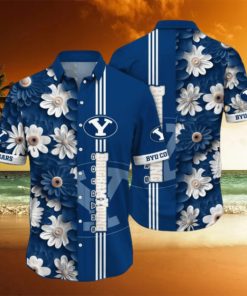 BYU Cougars NCAA3 Flower Hawaii Shirt For Fans