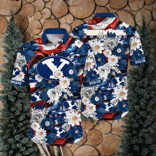 BYU Cougars NCAA3 Hawaii Shirt Independence Day