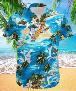 Baby Shark Surfing Summer Vibe Hawaiian Aloha Shirts