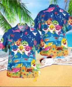 Baby Shark Tropical Hawaiian Shirt For Men And Women