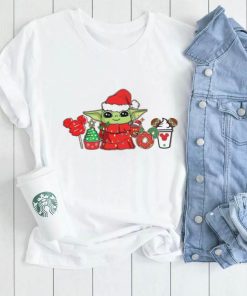 Baby Yoda Christmas Shirt Disney Snack T Shirt Sweatshirt