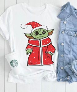 Baby Yoda Christmas Yoda Santa Funny T Shirt