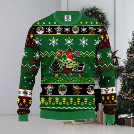 Baby Yoda Cute Ugly Christmas Sweater Green Ideas For Men Women