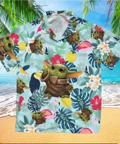 Baby Yoda Hawaiian Shirt