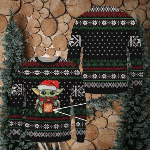 Baby Yoda Home Depot Merry Ugly Christmas Sweater Gift For Men Women