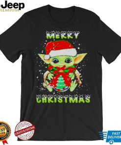 Baby Yoda Hug Ornament Merry Christmas 2023 Shirt