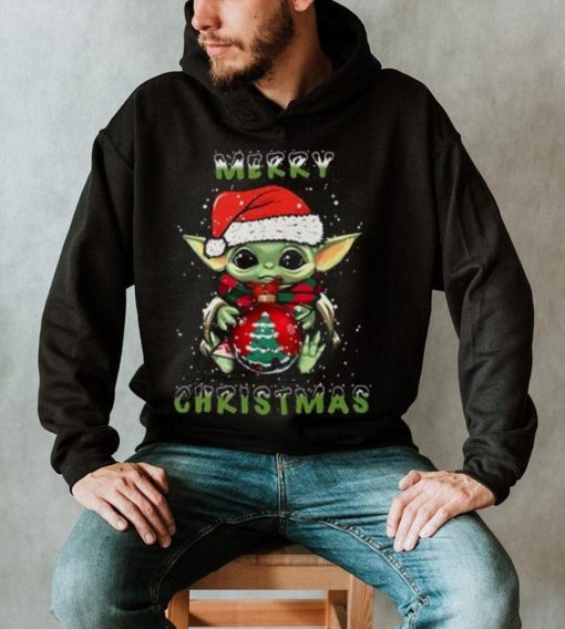 Baby Yoda Merry Christmas T Shirt