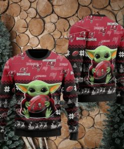 Baby Yoda Tampa Bay Buccaneers Ugly Christmas Sweaters