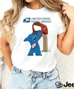 Baby Yoda hug united states postal service logo shirt