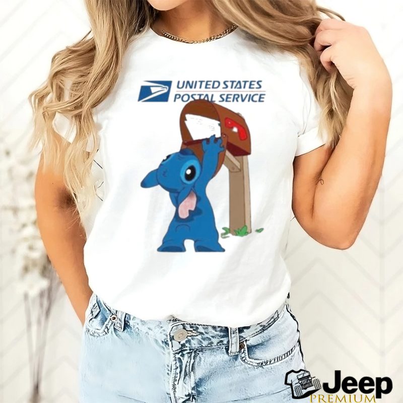 Baby Yoda hug united states postal service logo shirt