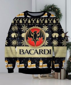 Bacardi Beer Ugly Christmas Sweater, Gift for Christmas Holiday