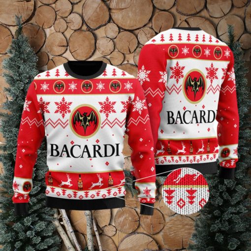 Bacardi Knitted 3D Sweater Gift For Xmas