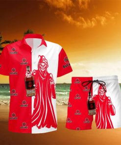 Bacardi Rum Death Halloween Men And Women Hawaiian Shirt And Shorts Halloween Gift 9oEFzBlaE