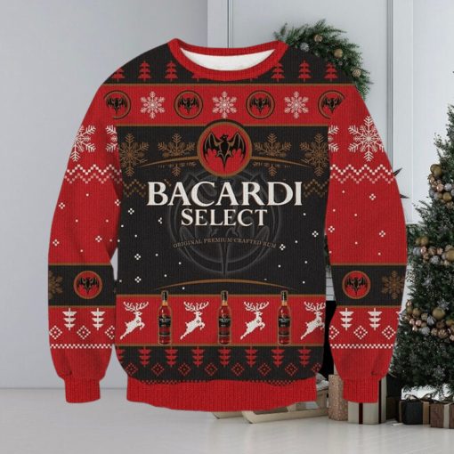 Bacardi Select Ugly Christmas Sweater, Gift for Christmas Holiday