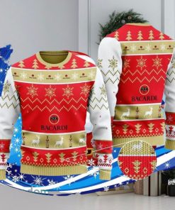 Bacardi White Christmas Ugly Christmas Sweater Special Gift For Men Women