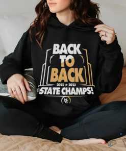 Back To Back 2022 2023 State Champs Caravan Football Logo T Shirt