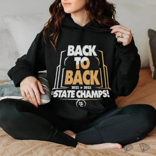 Back To Back 2022 2023 State Champs Caravan Football Logo T Shirt