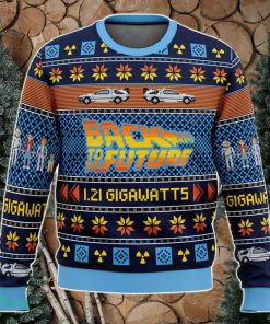 Back To The Future Ugly Christmas Sweater 3D Gift For Men And Women