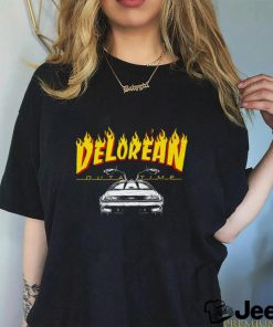 Back to the Future Delorean Outatime Back to Flames shirt