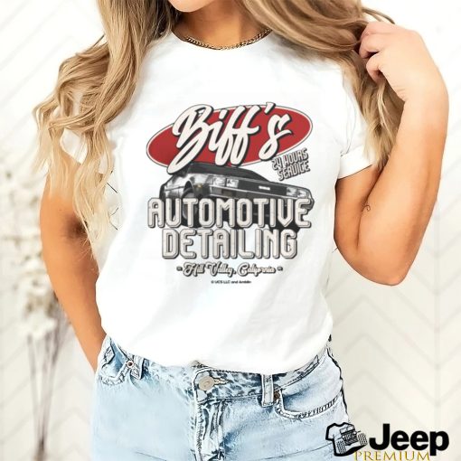 Back to the future biff's automotive detailing perfect present for mom mother dad father frien t shirt