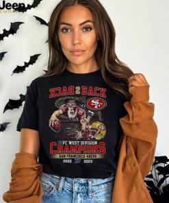 Back2Back San Francisco 49ers NFC West Division Champions 2022 2023 T Shirt