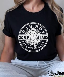 Bad Boy Entertainment 20 years logo shirt