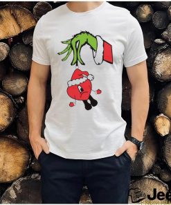 Bad Bunny Ornament Grinch Hand Shirt