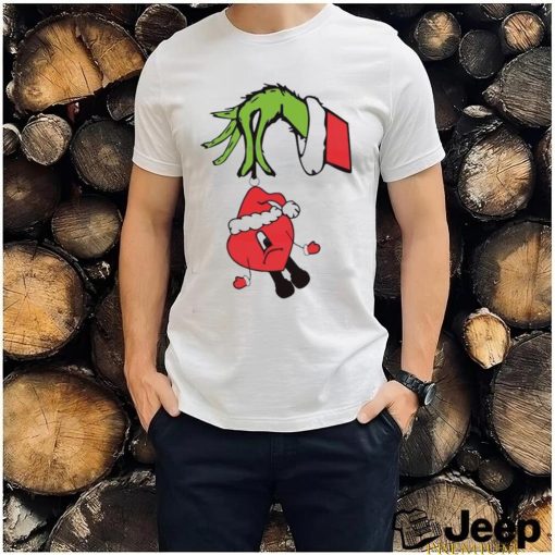 Bad Bunny Ornament Grinch Hand Shirt