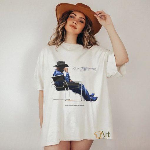 Bad Bunny Sitting Cowboy Shirt