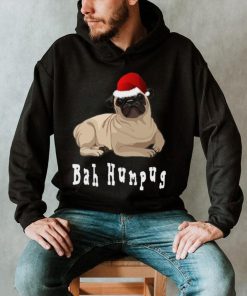 Bah Humbug Christmas Pug T Shirt