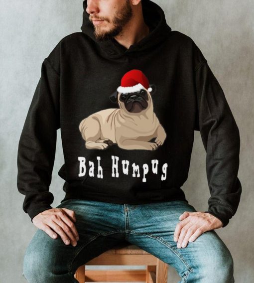 Bah Humbug Christmas Pug T Shirt