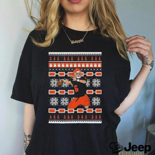 Baker Mayfield 6 Cleveland Browns Ugly Christmas 2023 shirt