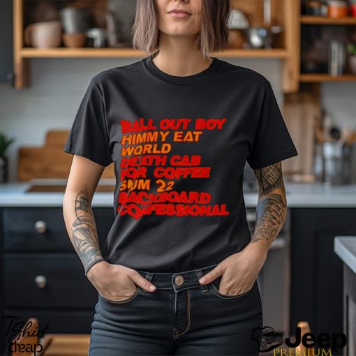 Ball Out Boy Himmy Eat World Death Cab For Coffee Shirt