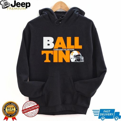 Ball in Tennessee Volunteers logo helmet shirt