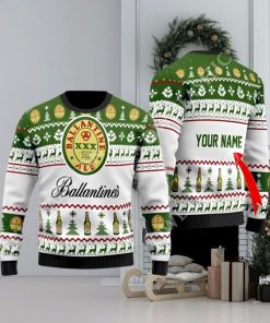 Ballantine Beer Custom Christmas Sweater