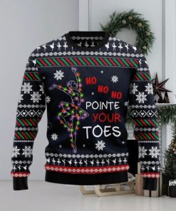 Ballet Pointe Chirtmas Time Wool Knitted Ugly Sweater