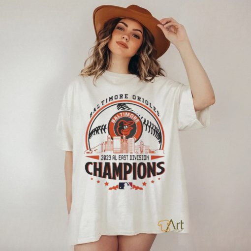 Baltimore Orioles 2023 AL East Division Champions Skyline Shirt