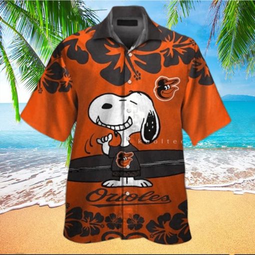 Baltimore Orioles Baseball Snoopy Hawaiian Shirt – Orioles Hawaiian Shirt