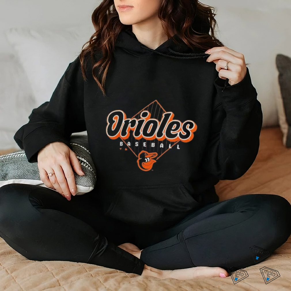 Men's Fanatics Branded Heather Gray Baltimore Orioles Evanston Stencil Personalized Long Sleeve T-Shirt Size: Large