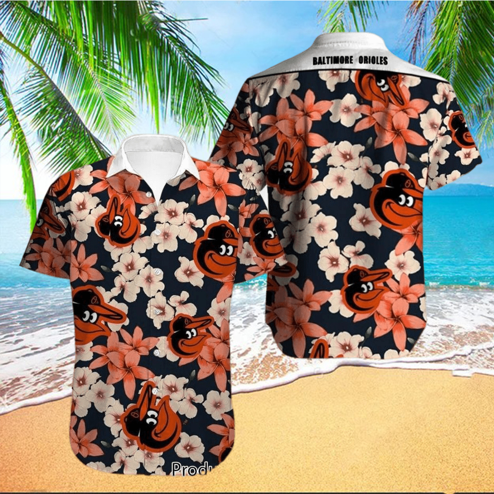 Baltimore Orioles Cute Flower Hawaiian Shirt – Orioles Aloha Shirt -  Teeclover