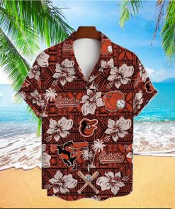 Baltimore Orioles Hibiscus Pattern Vintage Hawaiian Shirt – Orioles Hawaiian Shirt