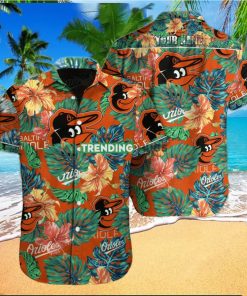 Baltimore Orioles MLB Custom Name Hawaiian Shirt For Men Women Gift Best Gift For Fans hawaiian shirt