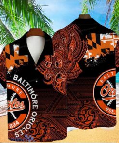 Baltimore Orioles Major League Baseball Hawaiian Shirt