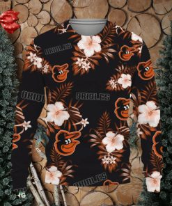 Baltimore Orioles Tropical Hawaii Sport Ugly Christmas Sweater Gift Holidays