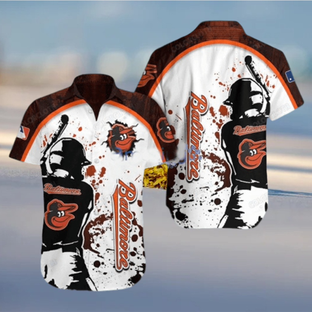 Baltimore Orioles Tropical Hawaiian Shirt