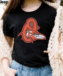 Baltimore Ravens Baltimore Orioles logo shirt