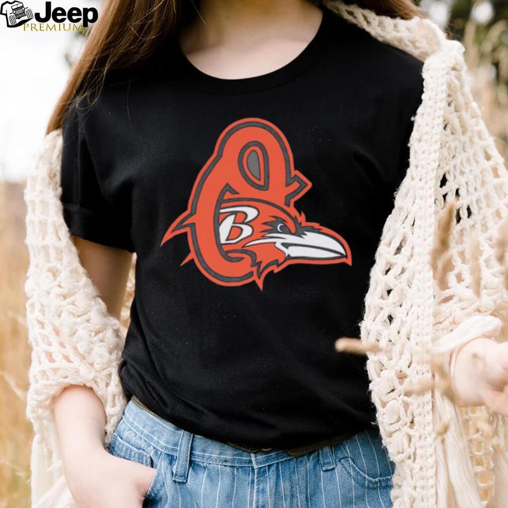 Official Baltimore ravens and baltimore orioles logo T-shirt