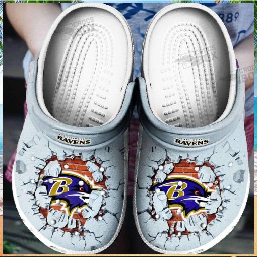 Baltimore Ravens Bold Logo Crocs
